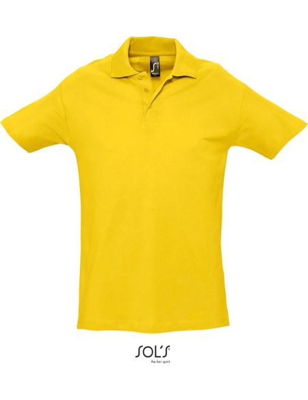 Herren-Poloshirt Sols Spring II Gold