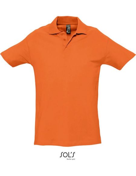 Herren-Poloshirt Sols Spring II orange