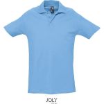 Herren-Poloshirt Sols Spring II himmelblau