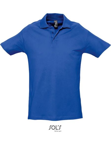 Sols Spring II Herren-Poloshirt Königsblau