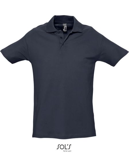 Herren-Poloshirt Sols Spring II Marine