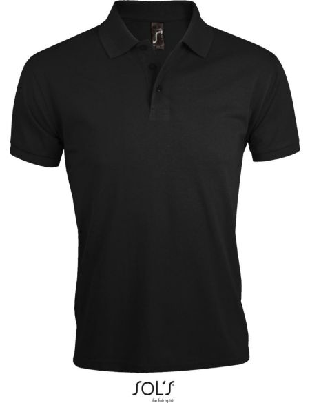 Herren-Poloshirt Sols Prime Men schwarz