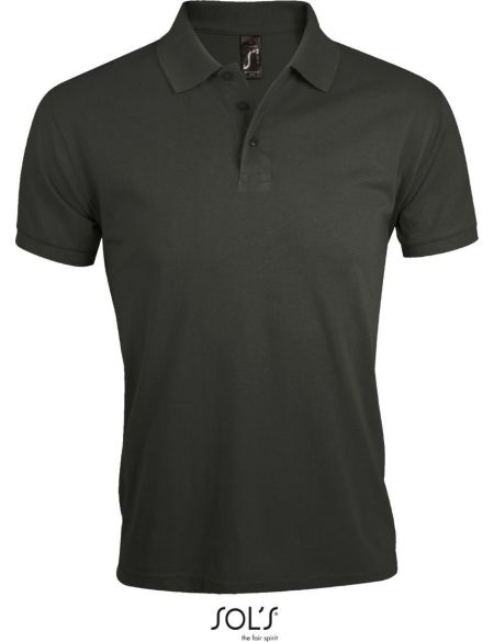Herren-Poloshirt Sols Prime Men dunkelgrau
