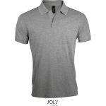 Herren-Poloshirt Sols Prime Men grau meliert