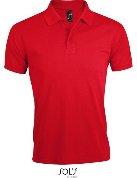 Herren-Poloshirt Sols Prime Men rot
