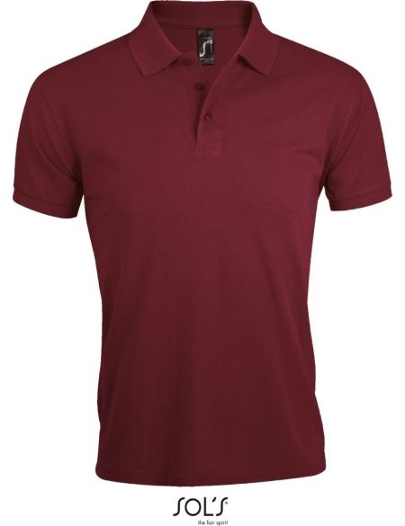 Herren-Poloshirt Sols Prime Men bordeauxrot
