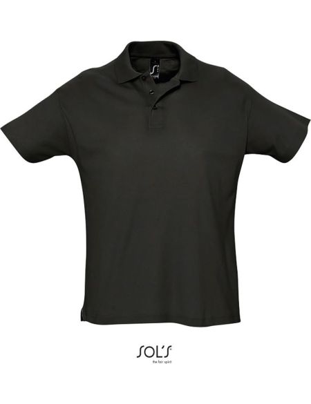 Herren-Poloshirt Sols Summer II schwarz