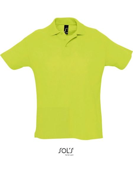 Herren-Poloshirt Sols Summer II apfelgrün
