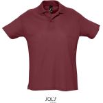 Herren-Poloshirt Sols Summer II Burgunderrot