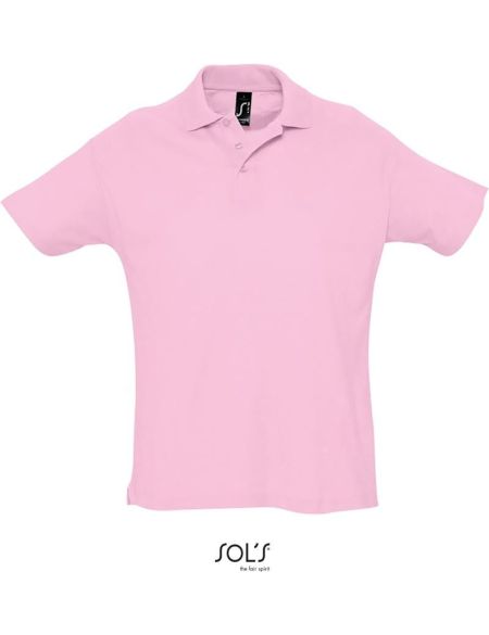 Sols Summer II Herren-Poloshirt rosa