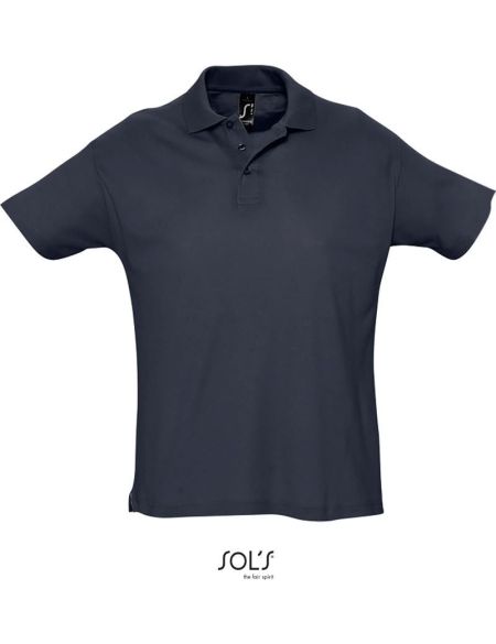 Herren-Poloshirt Sols Summer II Marine
