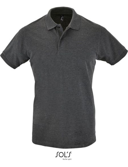 Herren-Poloshirt Sols Perfect Men anthrazit meliert