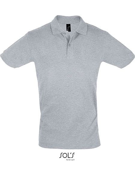 Herren-Poloshirt Sols Perfect Men grau meliert