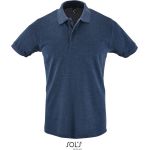 Herren-Poloshirt Sols Perfect Men aus meliertem Denim