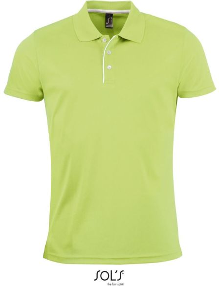 Herren-Sportpoloshirt Sols Performer Men apfelgrün