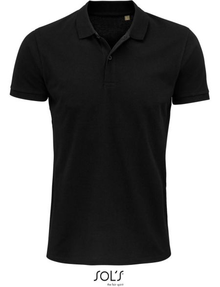 Herren-Poloshirt Sols Planet Men schwarz