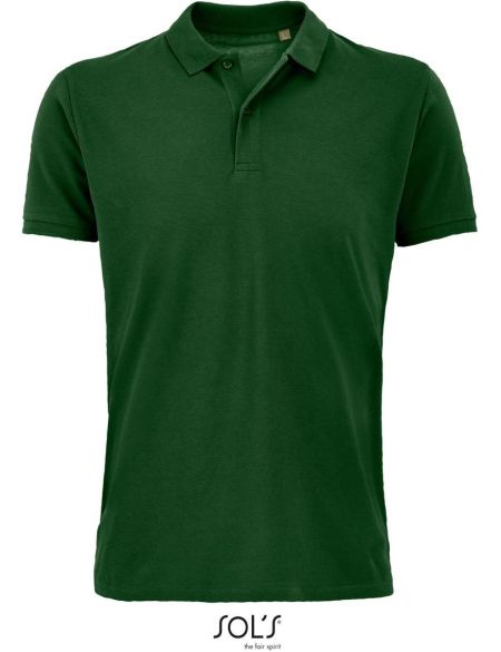 Herren-Poloshirt Sols Planet Men flaschengrün