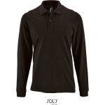 Herren-Poloshirt mit langen Ärmeln Sols Perfect LSL Men schwarz