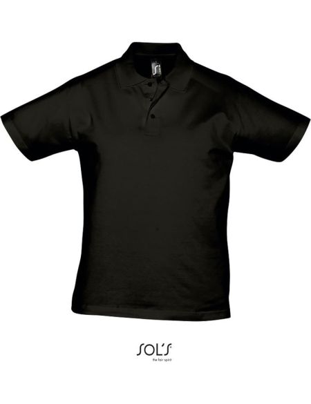 Herren-Poloshirt Sols Prescott Men schwarz