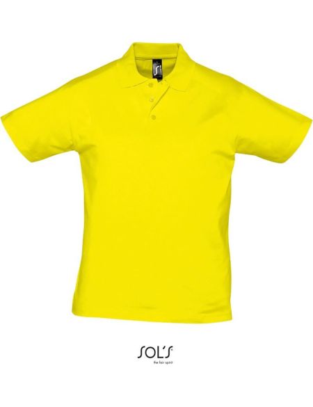 Herren-Poloshirt Sols Prescott Men Zitrone