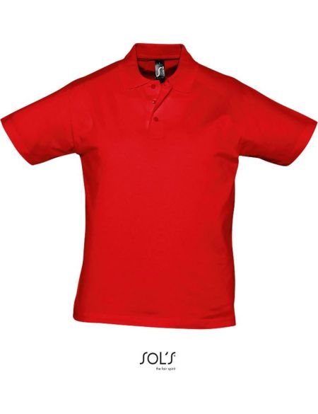 Herren-Poloshirt Sols Prescott Men weiß