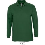 Poloshirt für Herren mit langen Ärmeln Sols Winter II Golfgrün