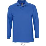 Poloshirt für Herren mit langen Ärmeln Sols Winter II Königsblau