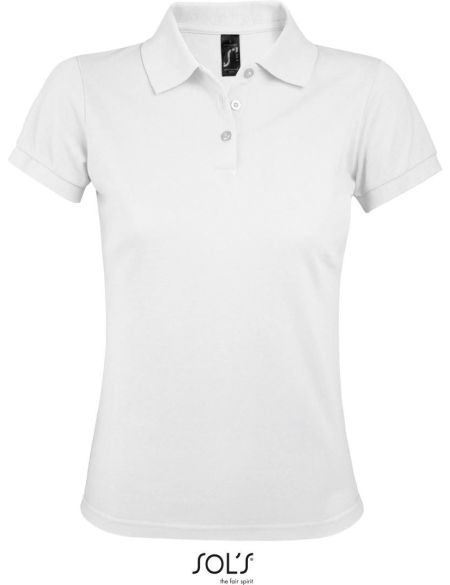 Damen-Poloshirt Sols Prime Women weiß