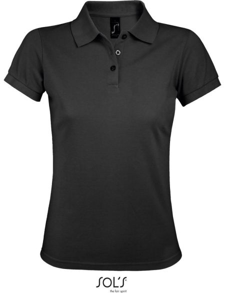 Damen-Poloshirt Sols Prime Women dunkelgrau