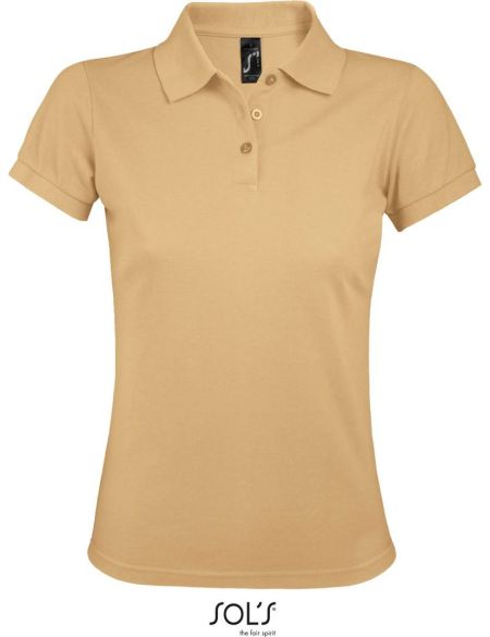 Damen-Poloshirt Sols Prime Women sand