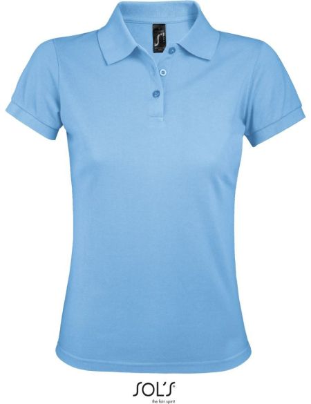 Damen-Poloshirt Sols Prime Women himmelblau