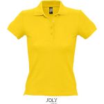 Damen-Poloshirt Sols People Gold