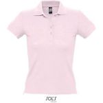 Damen-Poloshirt Sols People blassrosa