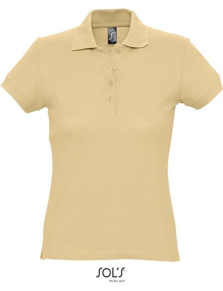 Damen-Poloshirt Sols Passion Sand