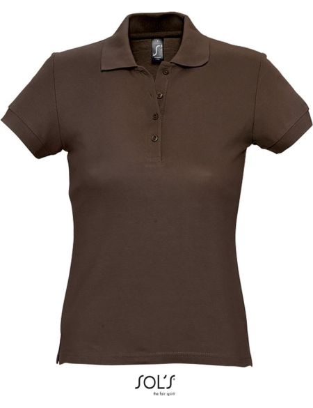 Damen-Poloshirt Sols Passion Schokolade