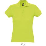 Damen-Poloshirt Sols Passion apfelgrün