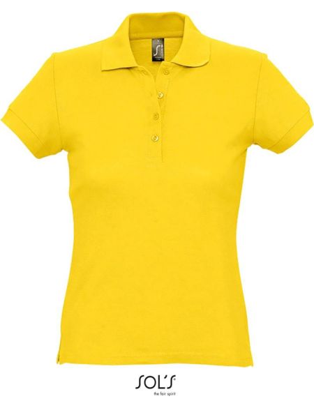 Damen-Poloshirt Sols Passion Gold