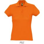 Damen-Poloshirt Sols Passion orange