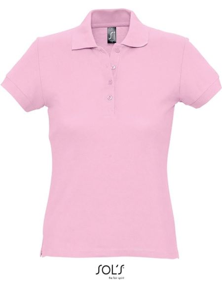 Damen-Poloshirt Sols Passion rosa