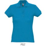 Damen-Poloshirt Sols Passion Aqua