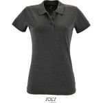 Damen-Poloshirt Sols Perfect Women anthrazit meliert