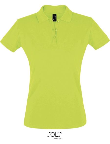Damen-Poloshirt Sols Perfect Women apfelgrün