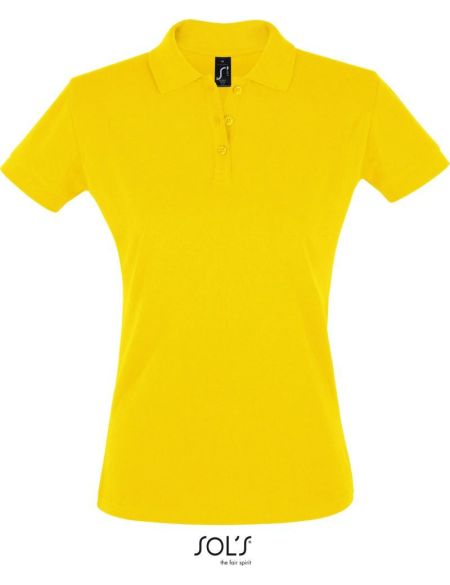 Damen-Poloshirt Sols Perfect Women gold