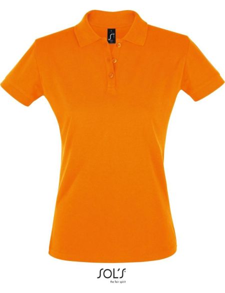 Damen-Poloshirt Sols Perfect Women orange