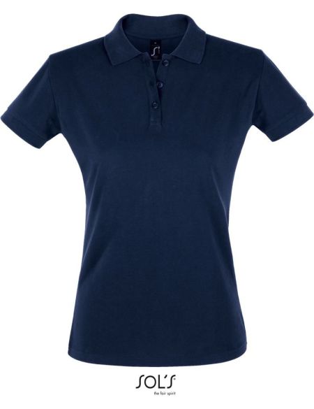 Damen-Poloshirt Sols Perfect Women französisch marineblau