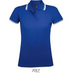 Damen-Poloshirt Sols Pasadena Women königsblau/weiß