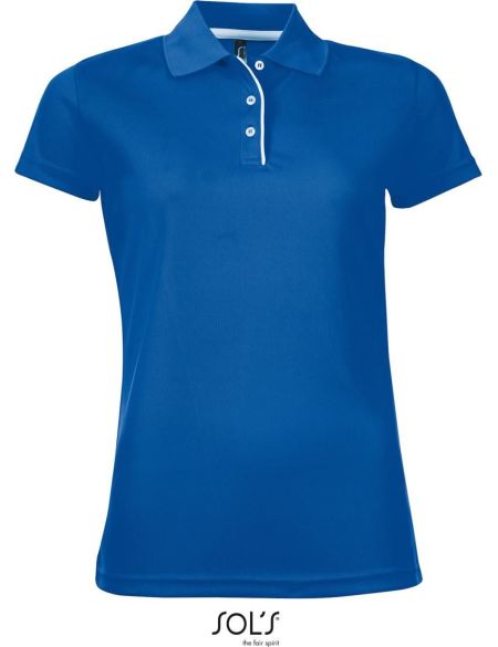 Damen-Sportpoloshirt Sols Performer Women königsblau