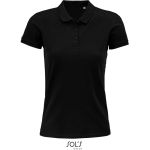 Damen-Poloshirt Sols Planet Women schwarz