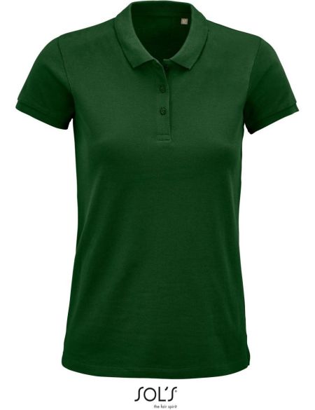 Damen-Poloshirt Sols Planet Women flaschengrün
