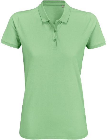 Damen-Poloshirt Sols Planet Women gefrorenes Grün